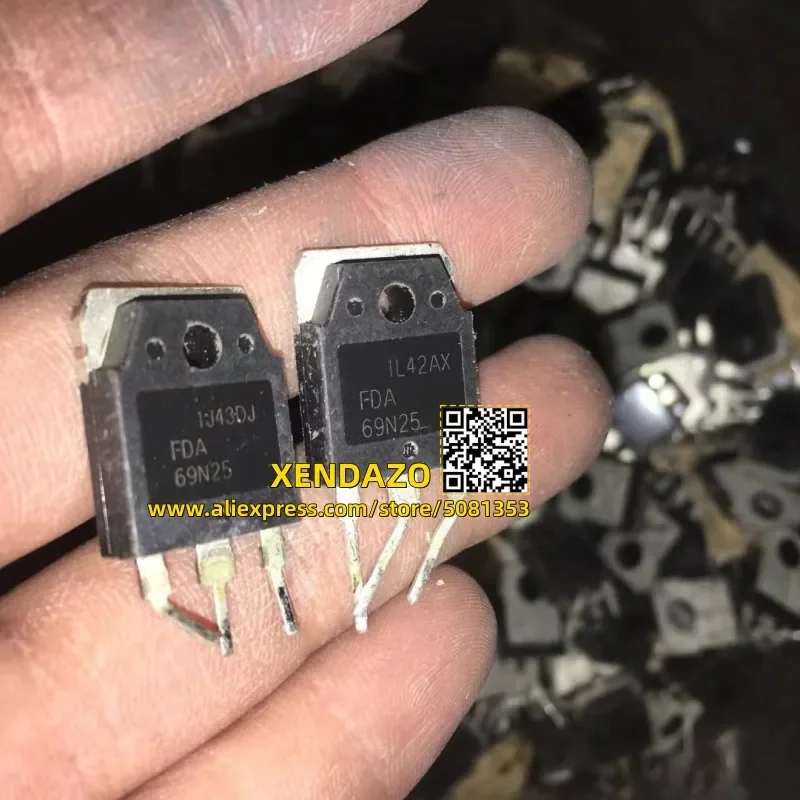 10pcs/lot FDA69N25 69N25 MOSFET 69A 250V TO-247