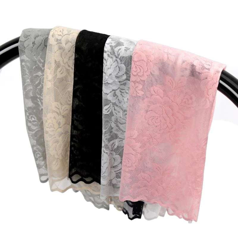 Summer Lace Hollow-Out Fingerless Gloves Elastic Driving Cycling Accessories Mesh Thin Gloves Sleeves Black Bare Finger Mittens