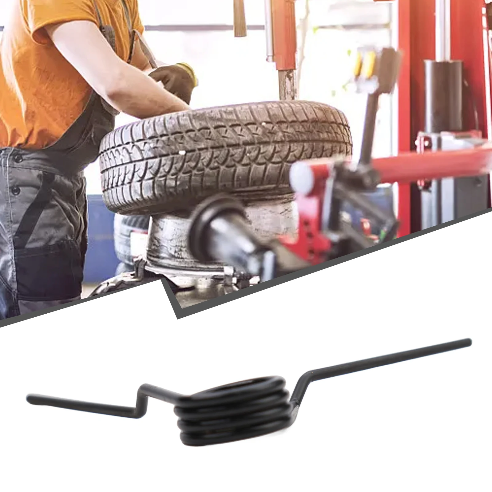 New Practical Useful Tire Changer Spring Tension Spring Return Spring Tire Picking Machine Accessory Black Part