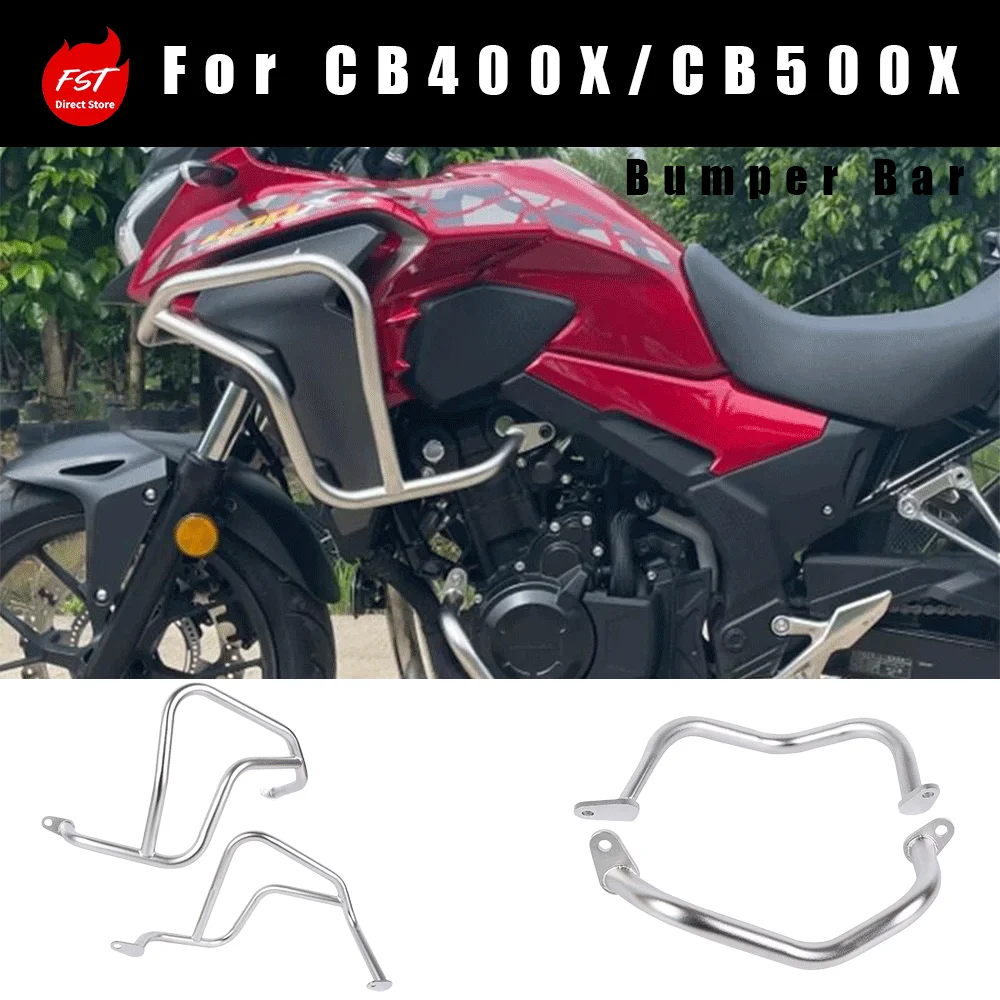 Front Racing Crash Bar Anti-Fall Guard Fits Honda CB400X CB500X