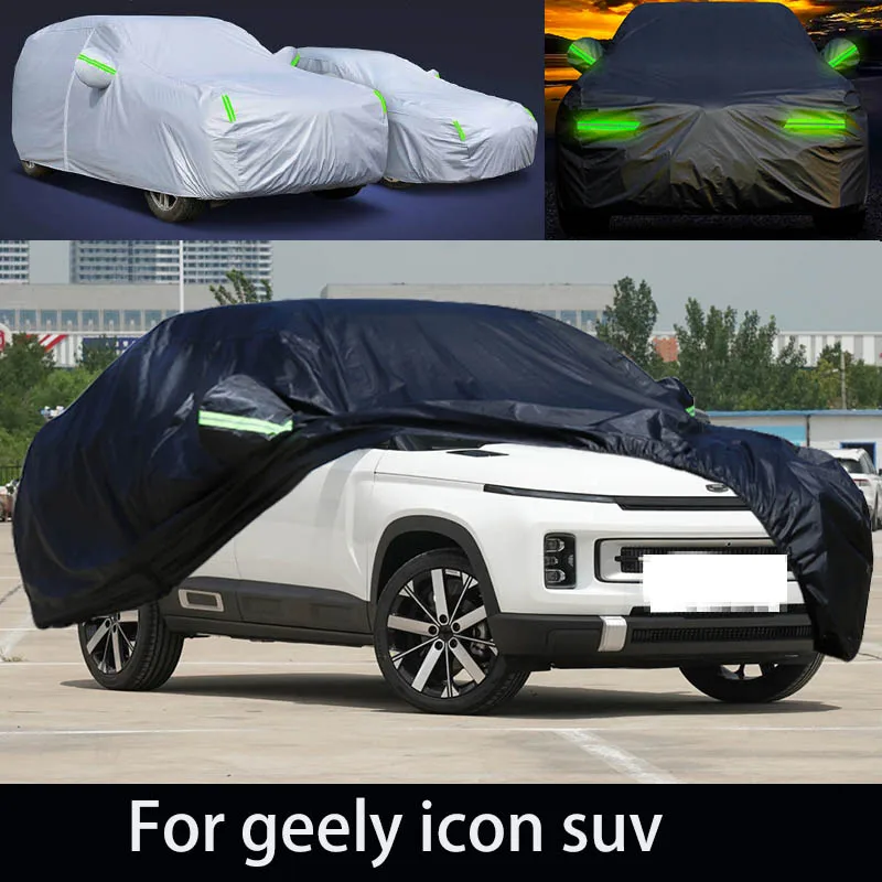 For geely icon auto anti snow, anti freezing, anti dust, anti peeling paint, and anti rainwater.car cover protection