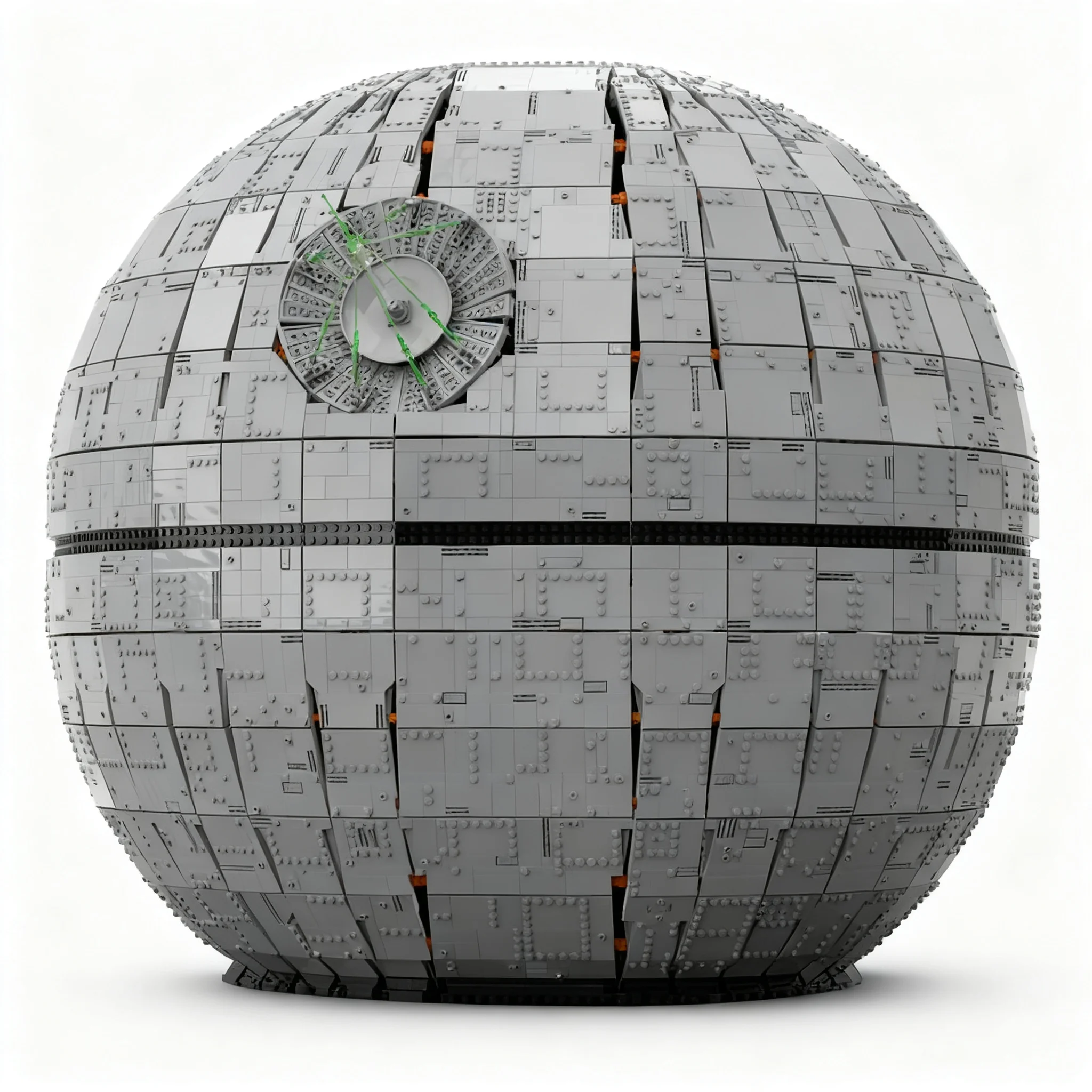 7669pcs MOC Star Battle Death Star Panels V2 Add On MOC-234974 Model Building Blocks Christmas Gift Architecture Toys Brick 3D
