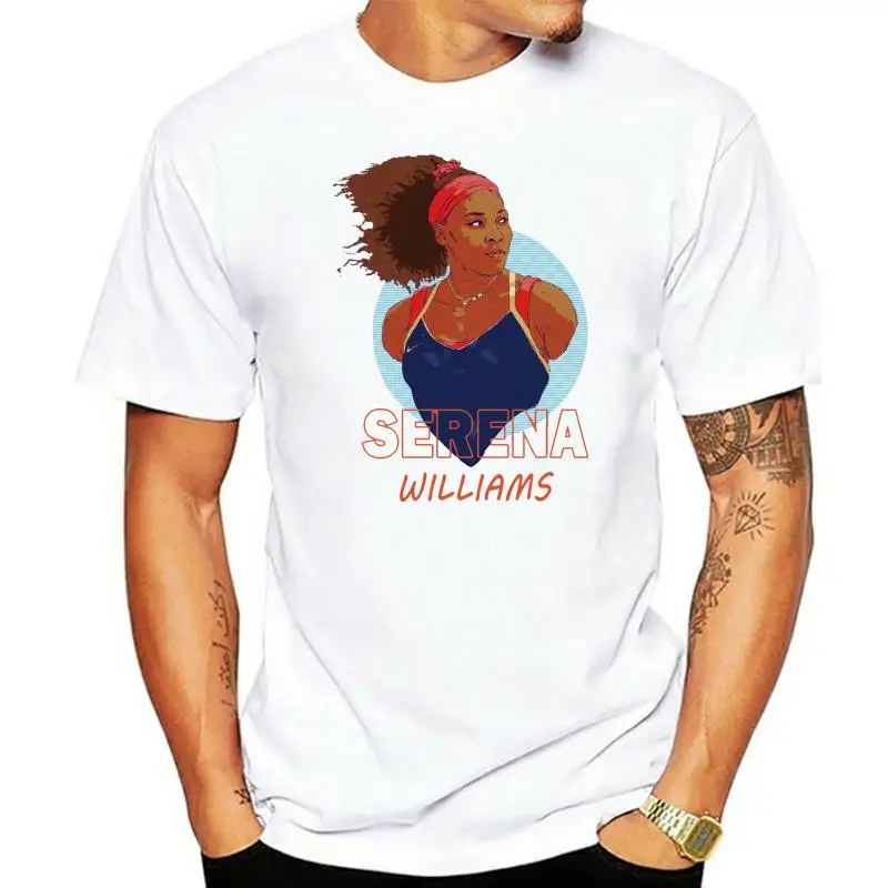 Serena Williams Tenniser Black Cool Gift Ideas White T-Shirt Men Women S 3Xl Festive Tee Shirt