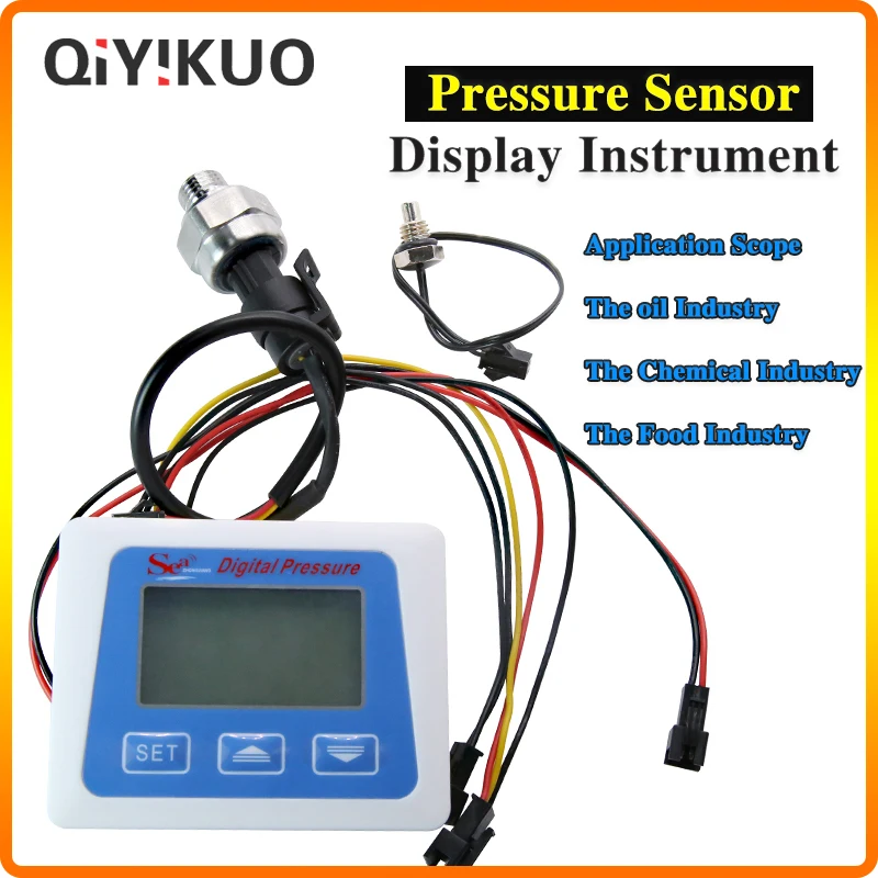 LED Screen Pressure Sensor Digital Display Instrument Electronic Detector