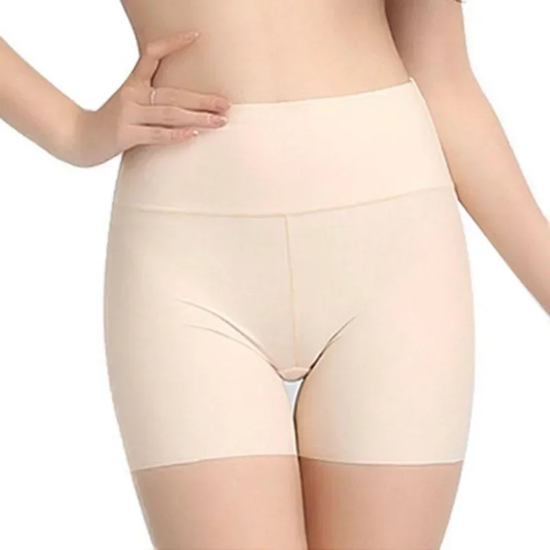 Women Safety Shorts Pants Seamless Nylon Panties Girls High Waist Slimming Underwear