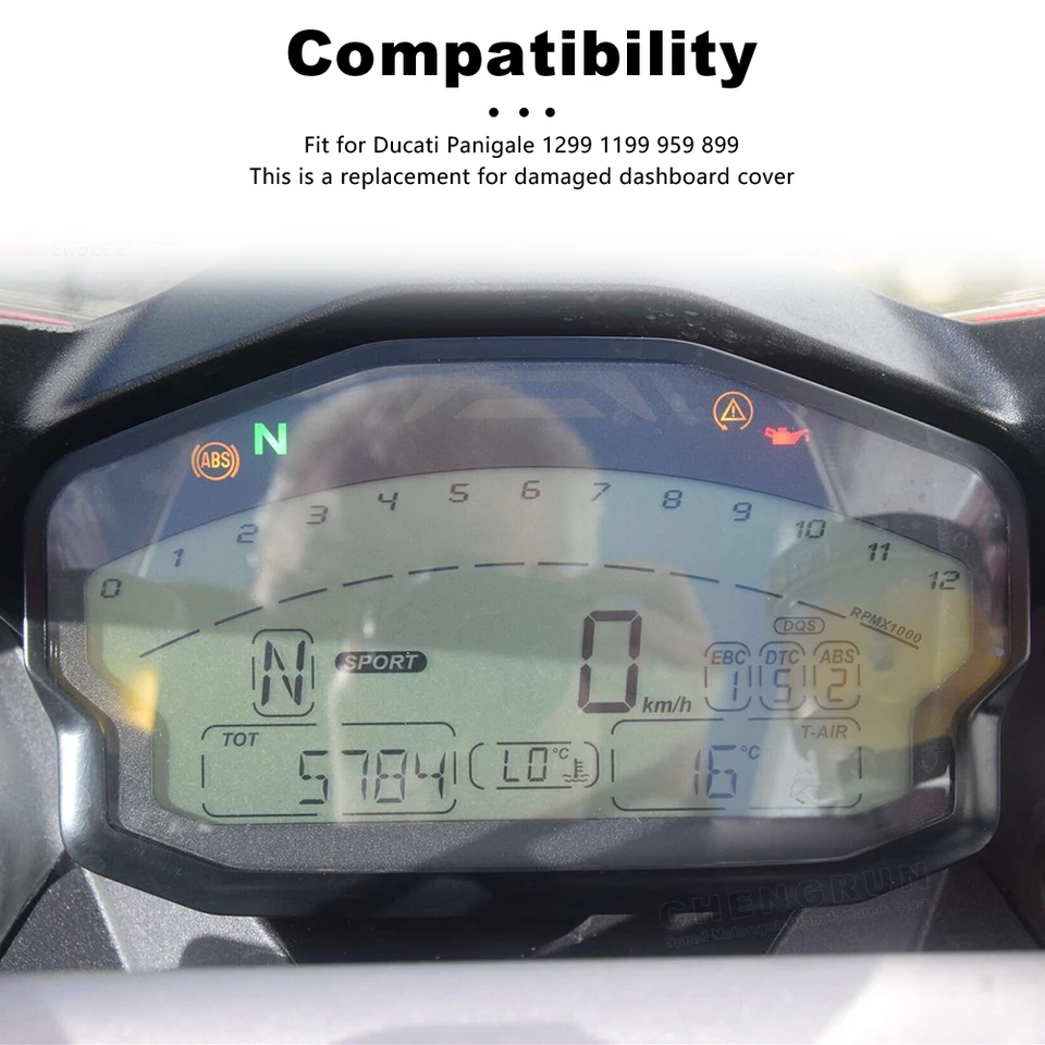 0 1 2 Ducati 3 Panigale Cover 4 for パニガーレ Dashboard 5 For 