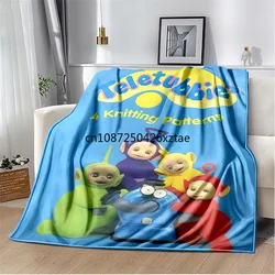 M-Meet The-Teletubbies Cartoon Logo coperta per bambini, morbido caldo sport Yoga divano letto coperte, ragazzi e ragazze regalo di compleanno,