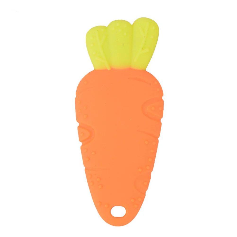 3 قطعة عضاضة سيليكون للأطفال تصميم نباتي مضغ عض تدليك أسنان الرضع مهديء يعزز صحة اللثة التنمية المبكرة #1