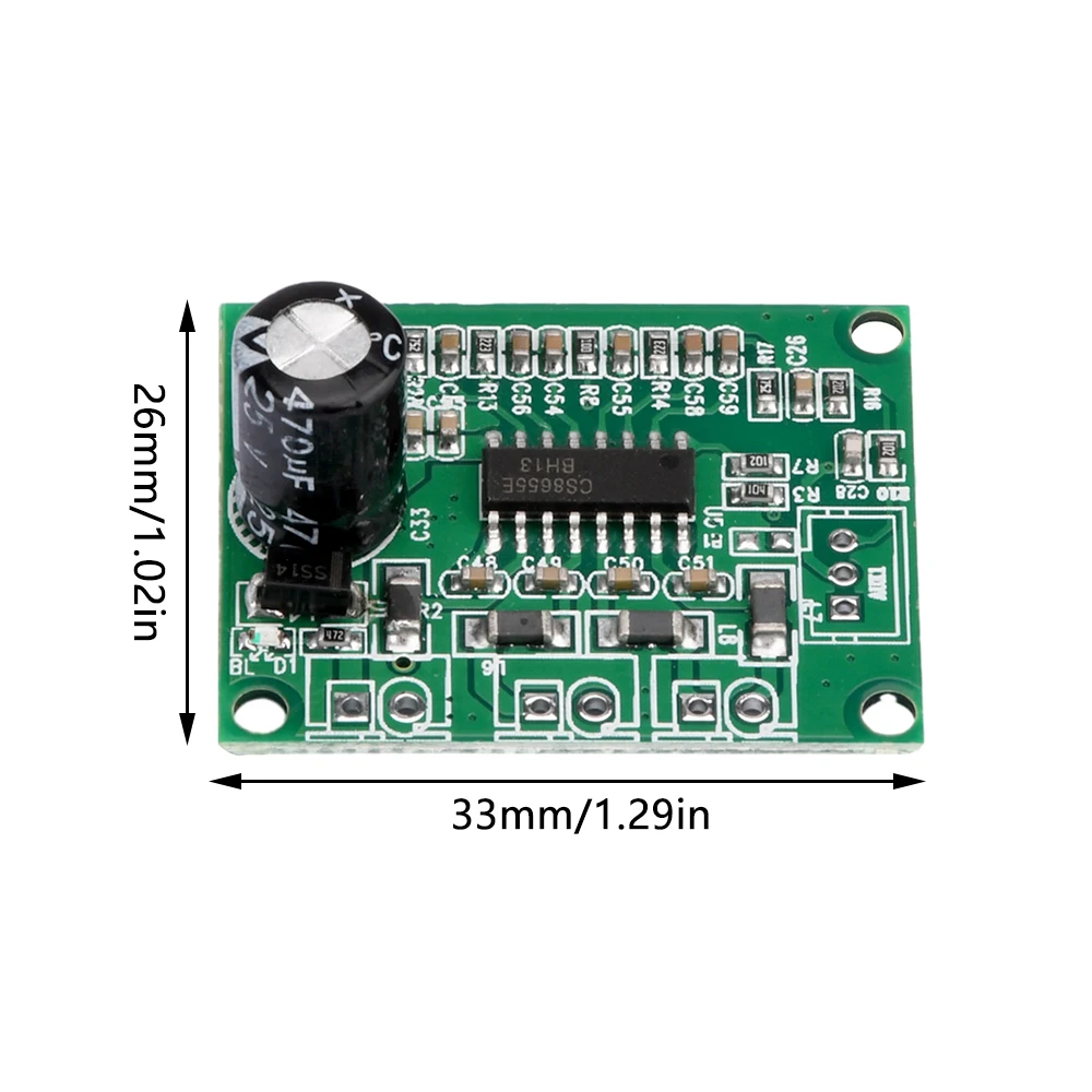 Hot 2*15W Amplifier Board Digital AMP HiFi Stereo Low Distortion Audio Power Sound DC12V Power MP3 Amplification Module CS8655E