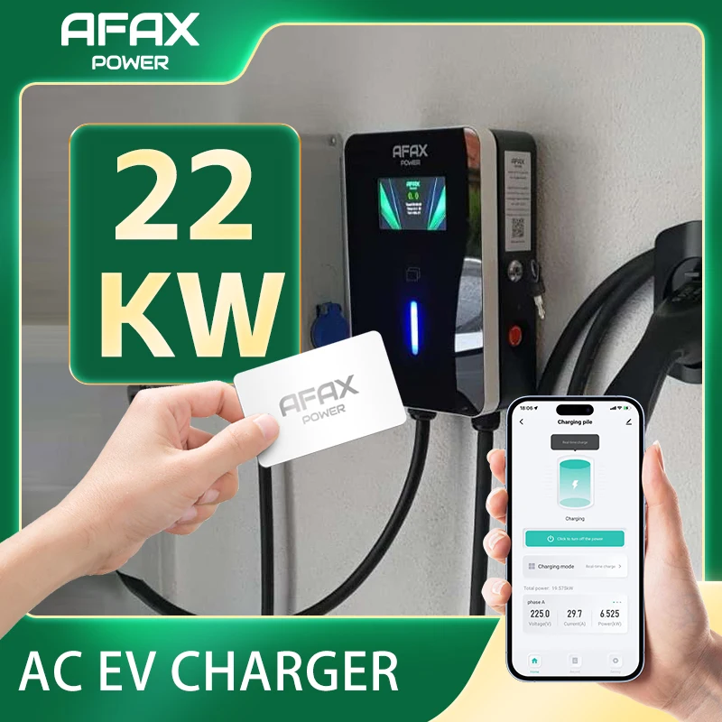 7KW/11KW/22KW Type1/GBT EV Charger 5M Adjustable Electric Vehicle Charging Station Wallbox EV Car Charger