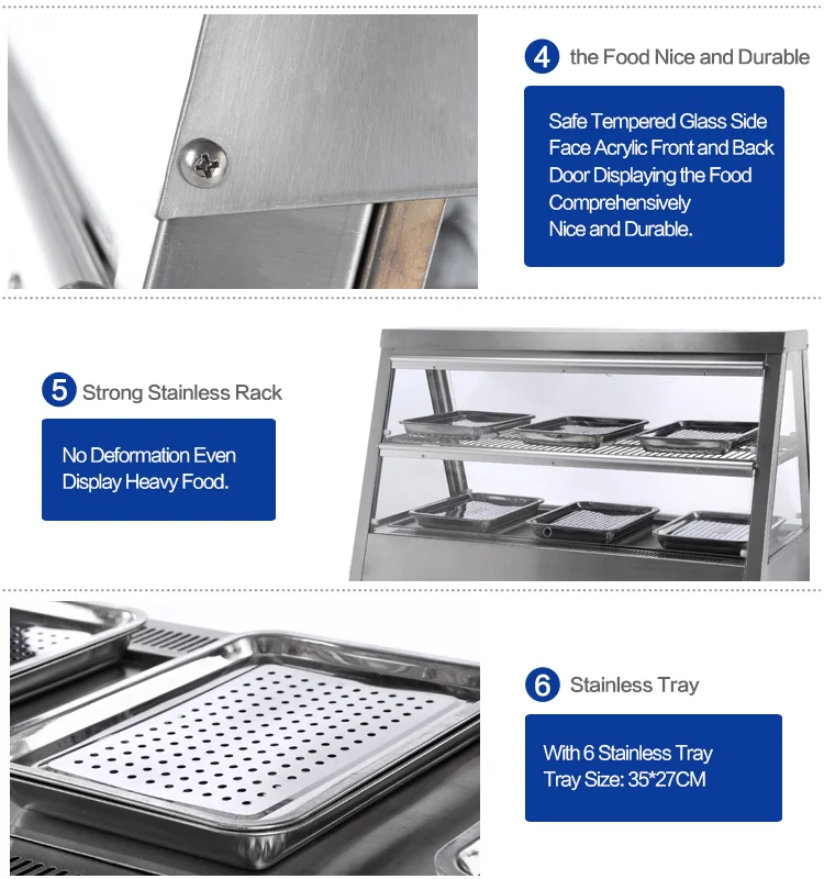 Stainless Steel Electric Table Top Food Warmer showcase