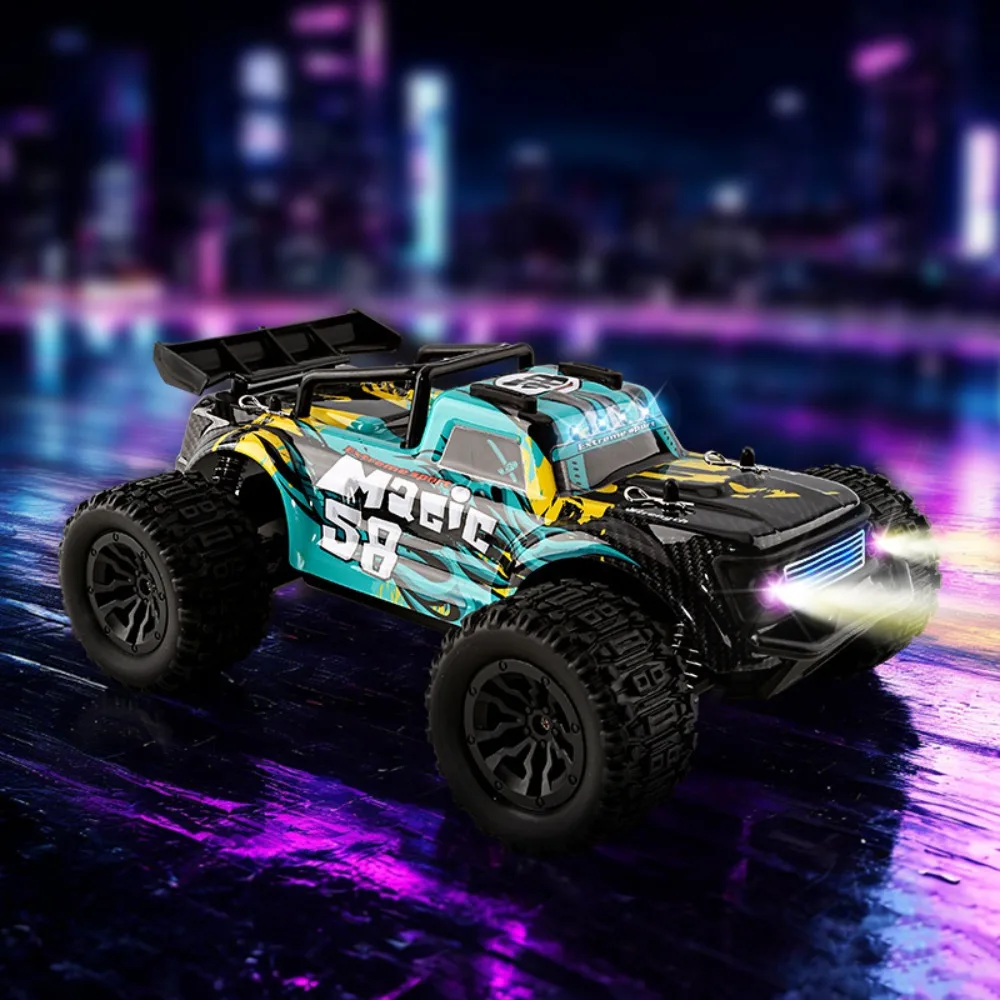 高速登坂オフロードカー-充電式-可変速-ラジコンカー-モデル-オフロード-ライト付き