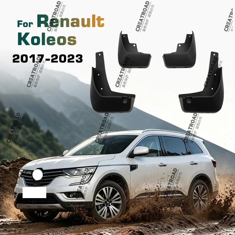 Für renault koleos 2017 2018 2019 2020 2021 2022 2023 Kotflügel Kotflügel Schmutz fänger Schutz Spritz klappe Kotflügel Autozubehör