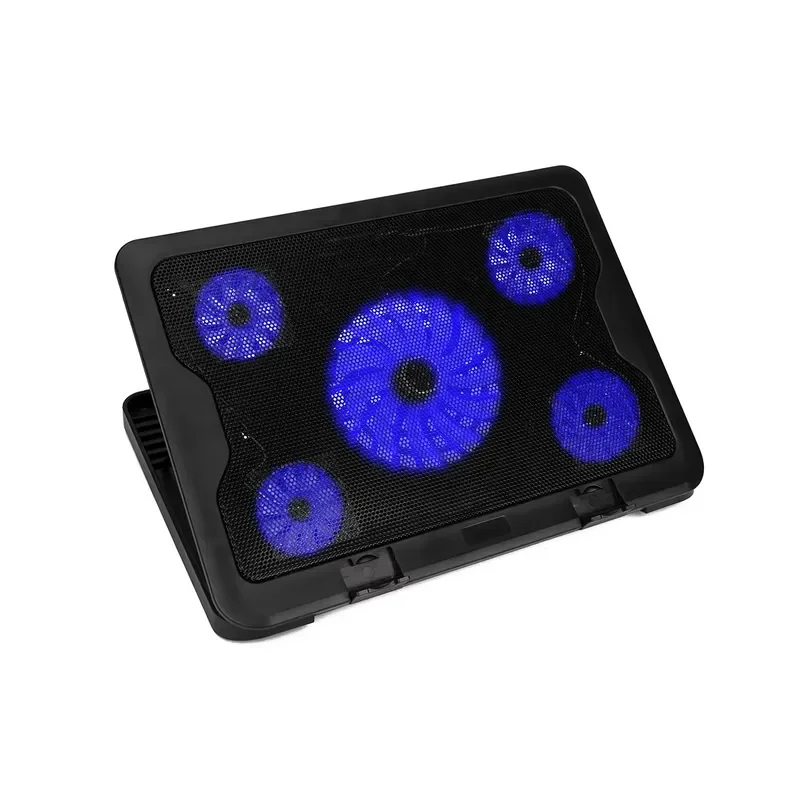 Laptop Cooling Pad RGB 6 Fans Gamer Adjustable Height Stand Cooler for 12 to 17 Inch Notebook PC Gaming Office