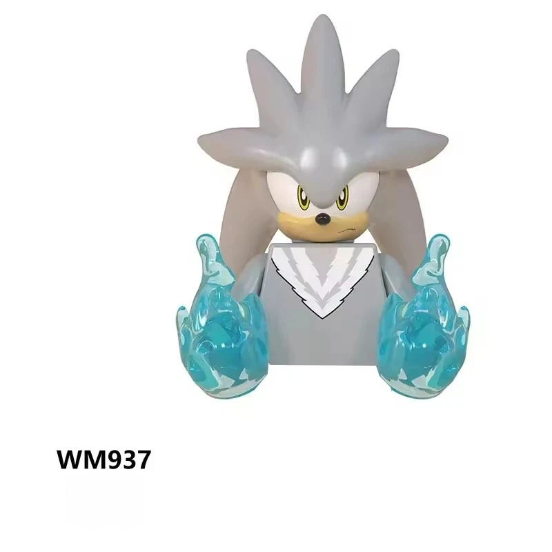 New WM931-938 Buildable Block Toys Of Amy Rose And Shadow Cattoon Anime Characters！