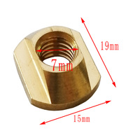 4 Pieces M8 / M6 Hydrofoil Mounting T-Nuts for Water Sports Surfing All Hydrofoil Tracks