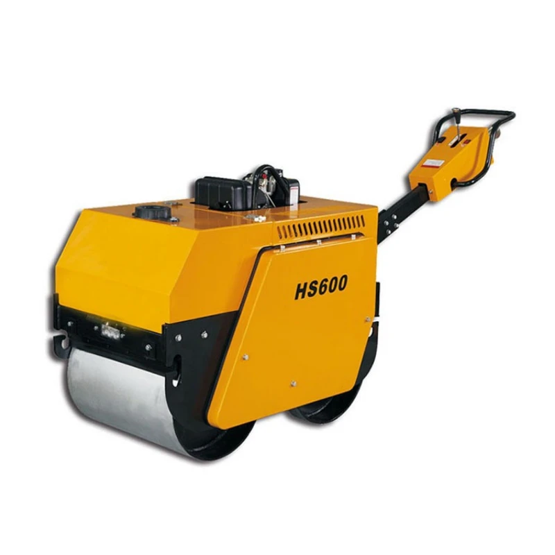 High-power road roller, construction pavement compactor, asphalt compactor, cart type