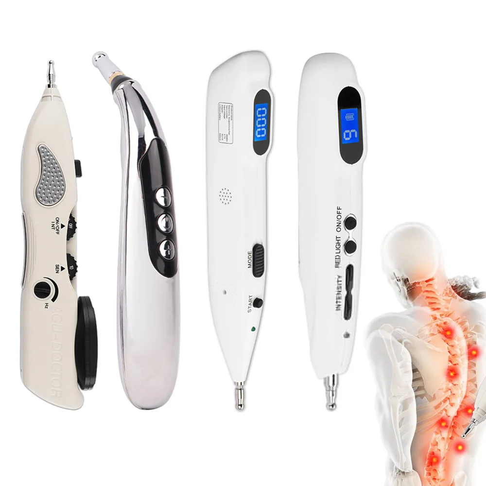 Smart Acupuncture Pen Electronic Meridian Energy Pen Physiotherapy Relax Massager Pulse Acupoint Muscle Stimulator Pain Relief