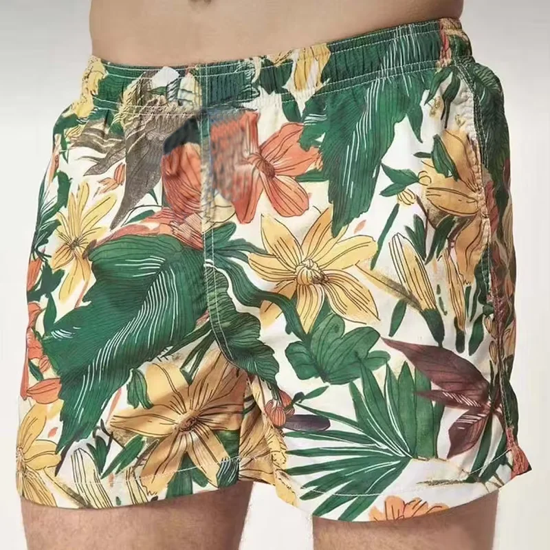 Summer Waterproof Men's Board Shorts Thin Comfortable Breathable Sweat-absorbing Quick Drying Sports Fitness Shorts