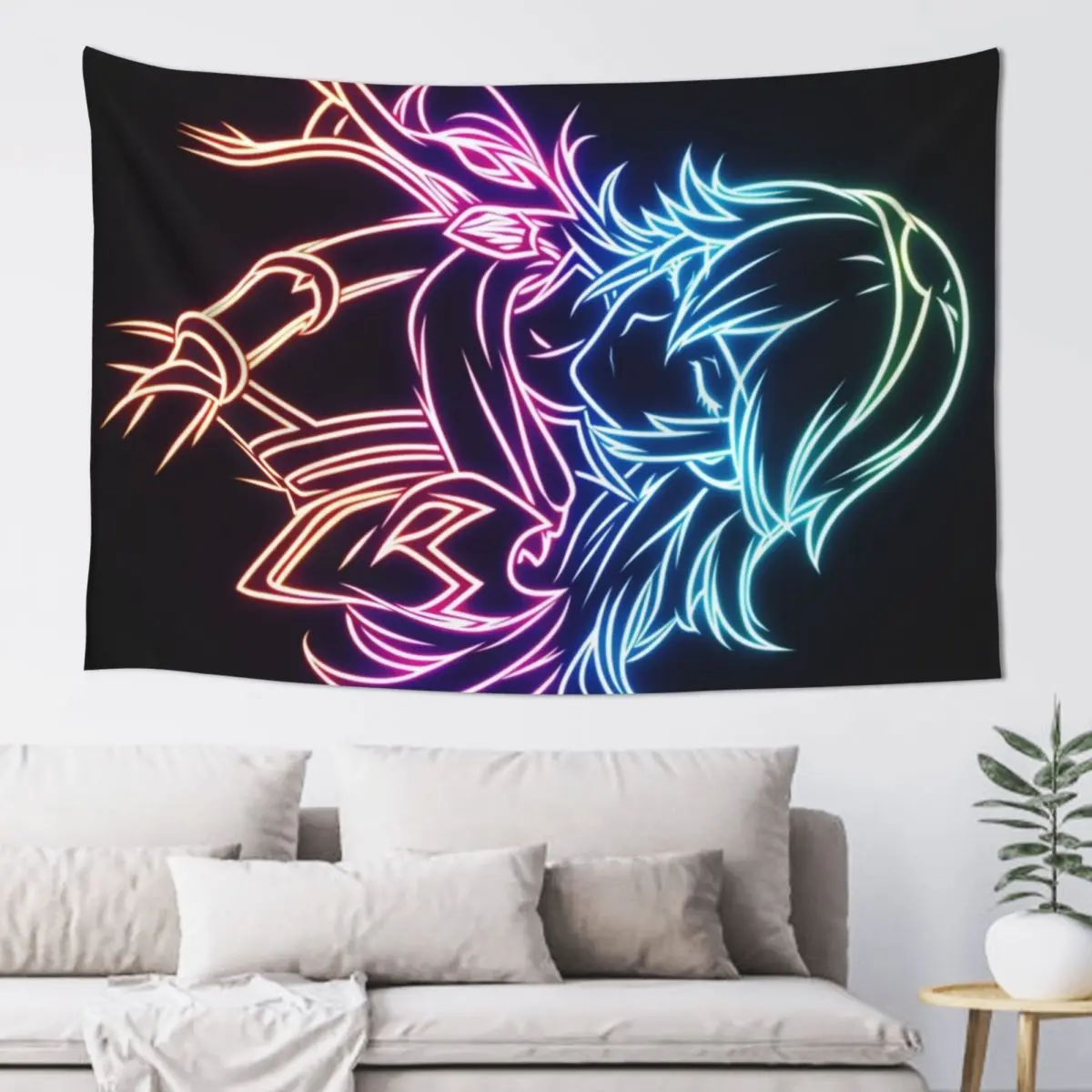 

Neon Lucina Tapestry Outdoor Decor Room Decor Decoration Pictures Room Wall Tapestry