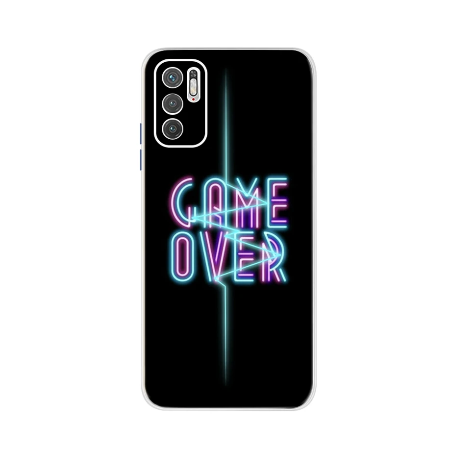 Case For Xiaomi Redmi Note 10 5G Capa Flowers Soft Silicone Covers For Redmi Note 10 Note10 10T Poco M3 Pro 4G 5G Clear Fundas