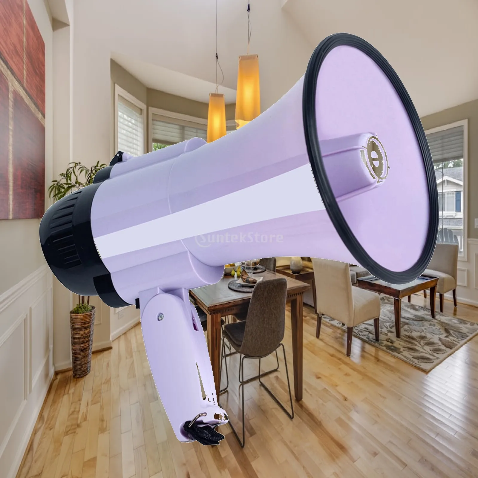 Megaphone Speaker Loud Bullhorn Practical, Multifunctional Gift, Portable, 30 W for Vending Outdoor Market Activities Street