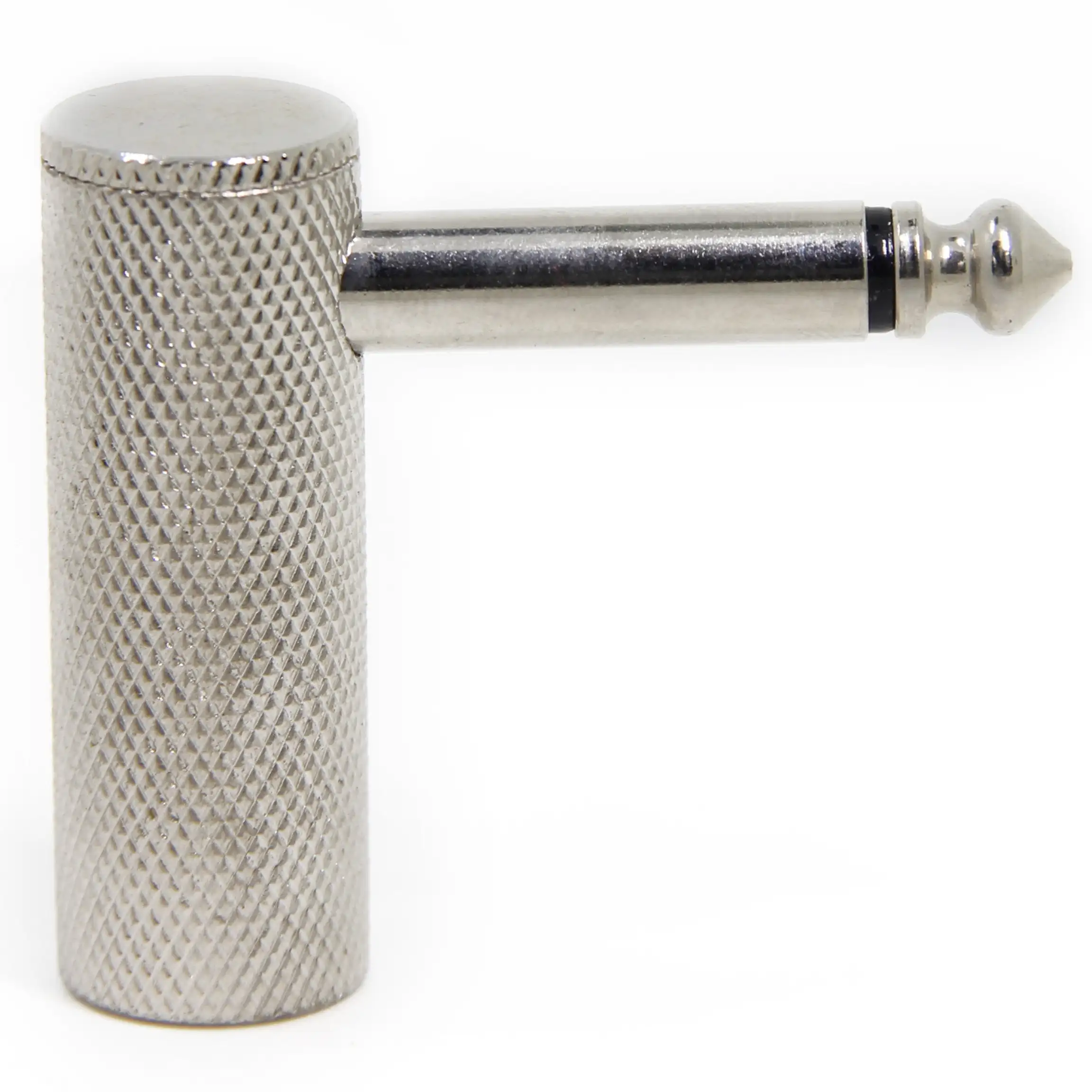 Adattatore per cavo per chitarra ad angolo retto da 1/4 pollici Premium, connettore in metallo resistente da 6.35mm 1/4 "TS Mono maschio a femmina