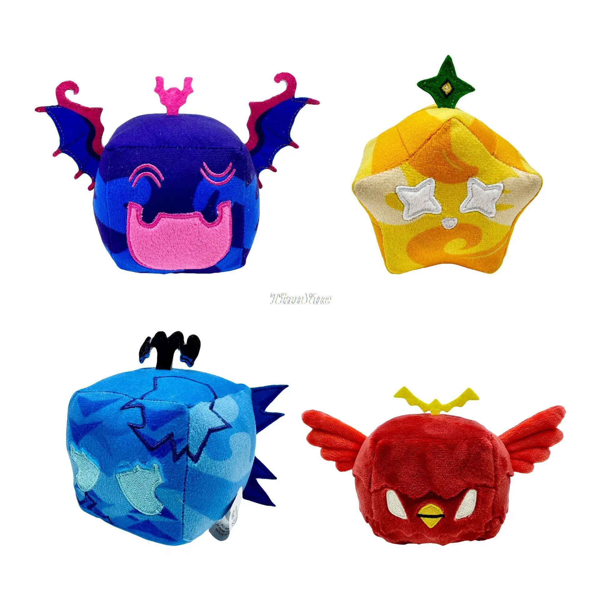 One Piece Cute Blox Fruits Cartoon game Soft Xmas Stuffed Anime Birthday Gift For Kid 11cm