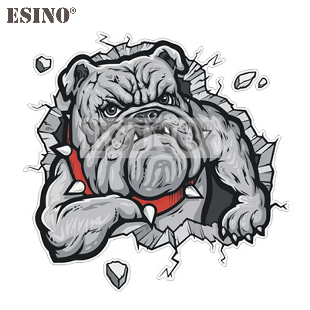 Car Styling Funny Lovely Cartoon American Bully Pitbull Dog Decorative Whole Body Sticker Car Accessories Styling Decal Vinyl