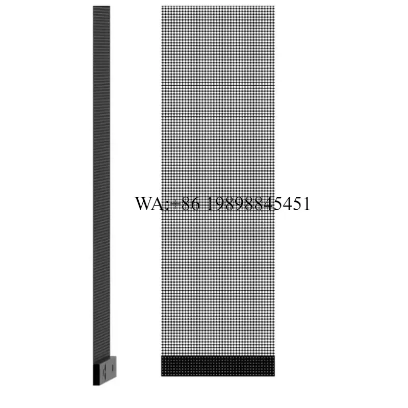 WMWMNU Transparent Led Film Screen Digital Led Display High Quality Transparent Window 3D Holographic Film Led