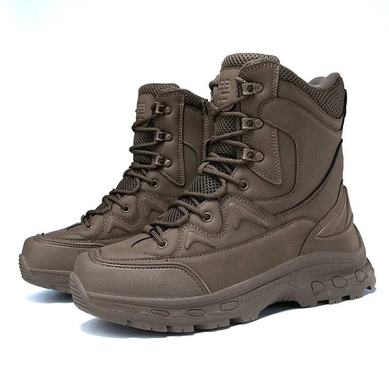 Bota de neve antiderrapante masculina, Sapatos de trekking, Trabalho, Casual, Borracha, Treino, Caminhada, Tamanho grande, Inverno