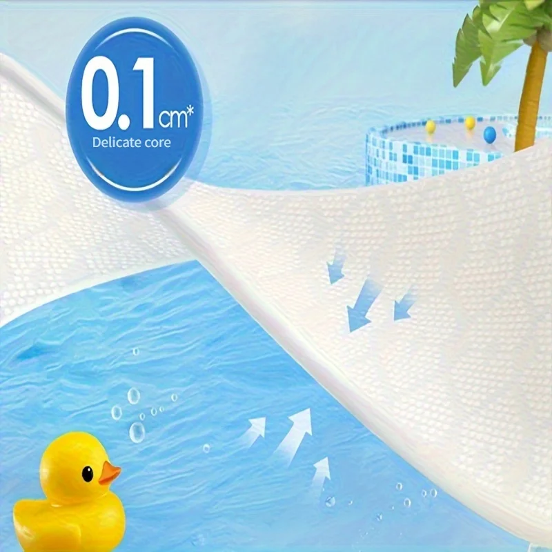 Pañales Desechables para Bebé, Talla XL/5 (22-37lbs), 3 Piezas, Pantalones de Natación Impermeables para Bebés, a Prueba de Fugas, Empaque Individual, Higiénicos