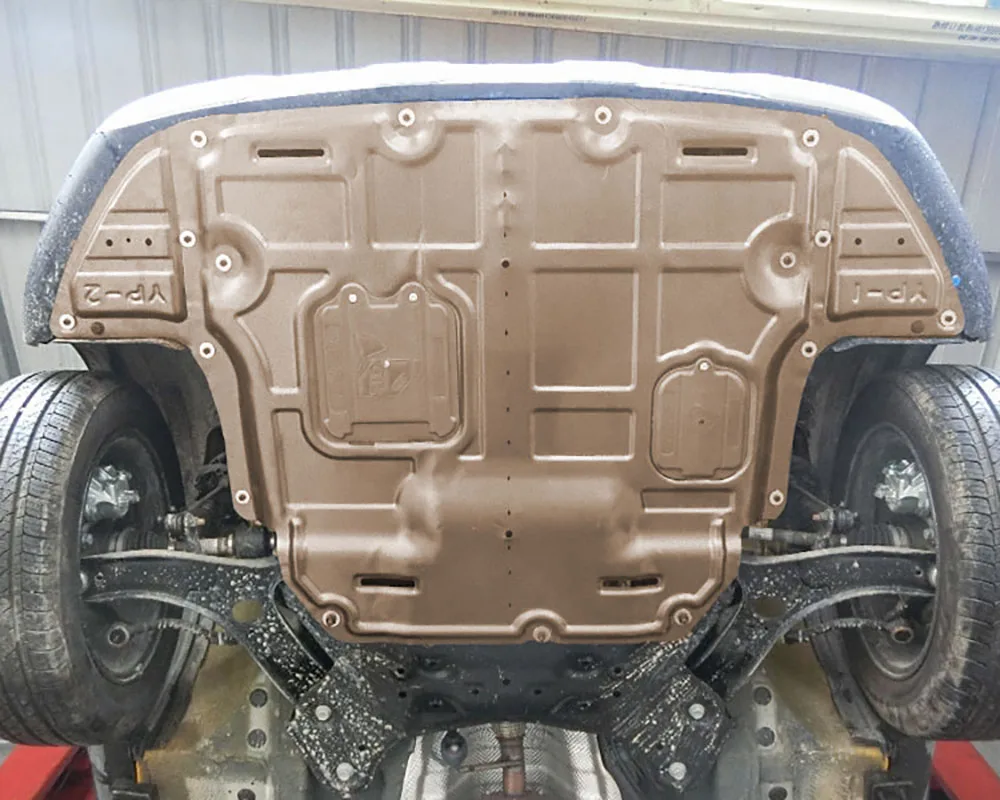 لكيا KX1 2019-2021 1.4L جديد جودة أعلى أسود تحت المحرك الحرس قطعة من نسيج مجلس سبلاش درع الطين الحاجز لوحة لوحة #3