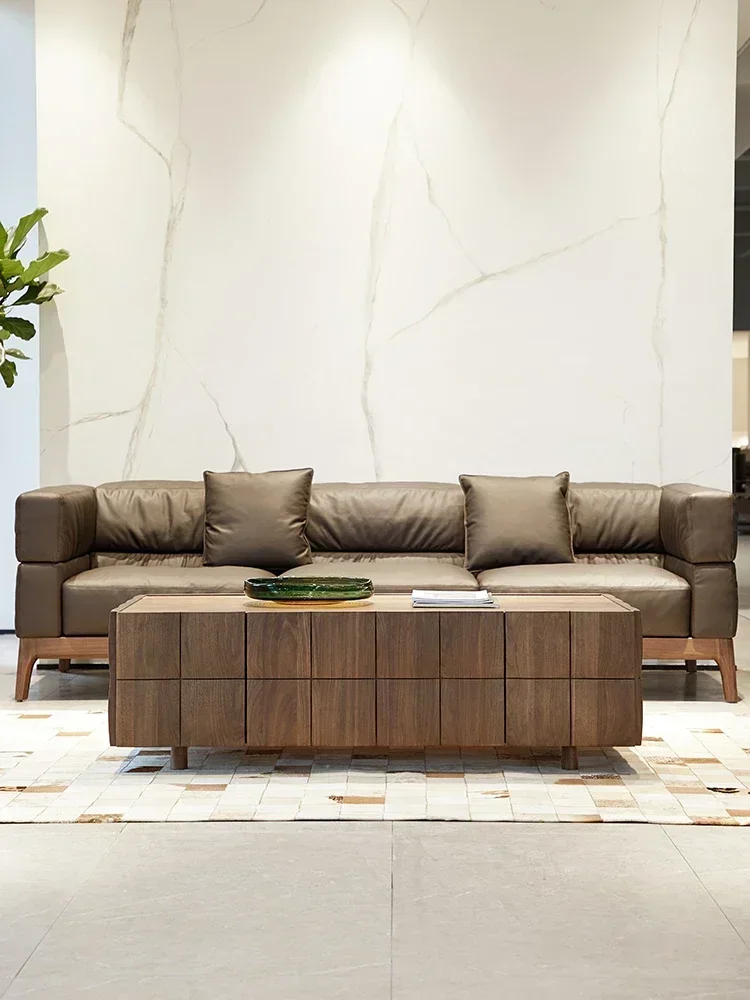 TAO Walnut Coffee Table High-Grade Solid Wood Living Room Good-looking Sofa Table