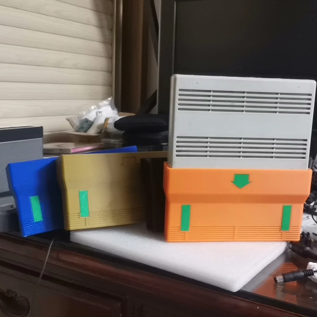 

MVS to AES 3D Printed Adapter for Neo Geo AES Console – Play MVS Arcade Games on Home System, Supports Single & Multicarts