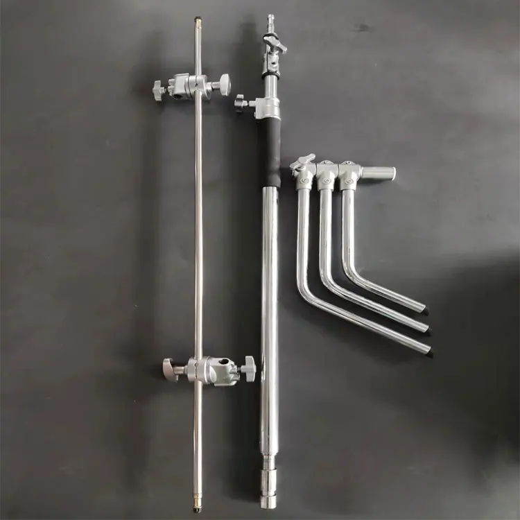 المهنية الثقيلة اطلاق النار ترايبود مصباح ليد حامل قبضة طقم أذرع تبريد C حامل سرقة ضوء ترايبود 11.5 قدم ضوء حامل LT-330SS