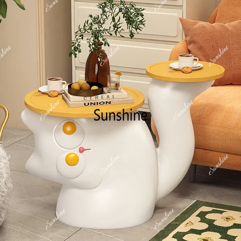 

Organizer Designer Coffee Table Decoration Living Room Aesthetic Side Table Minimalist Cute Mesas Bajas Lounge Suite Furniture