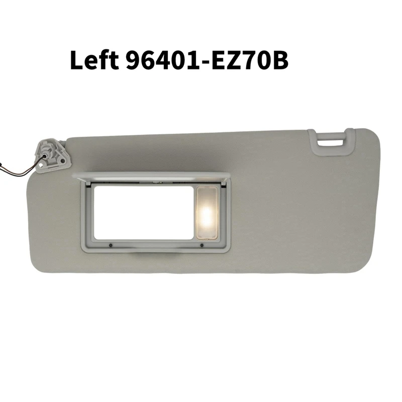 Super Sale Sun Visor W/Light for Nissan Titan 2004-2024 QX56 Armada 2004-2014 Left 96401-EZ70B