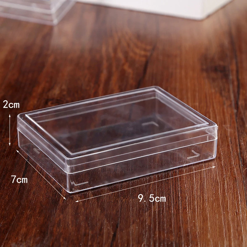 Transparent Plastic Boxes Playing Cards Container Storage Case Packing Poker Game Card Box For Board Games Club