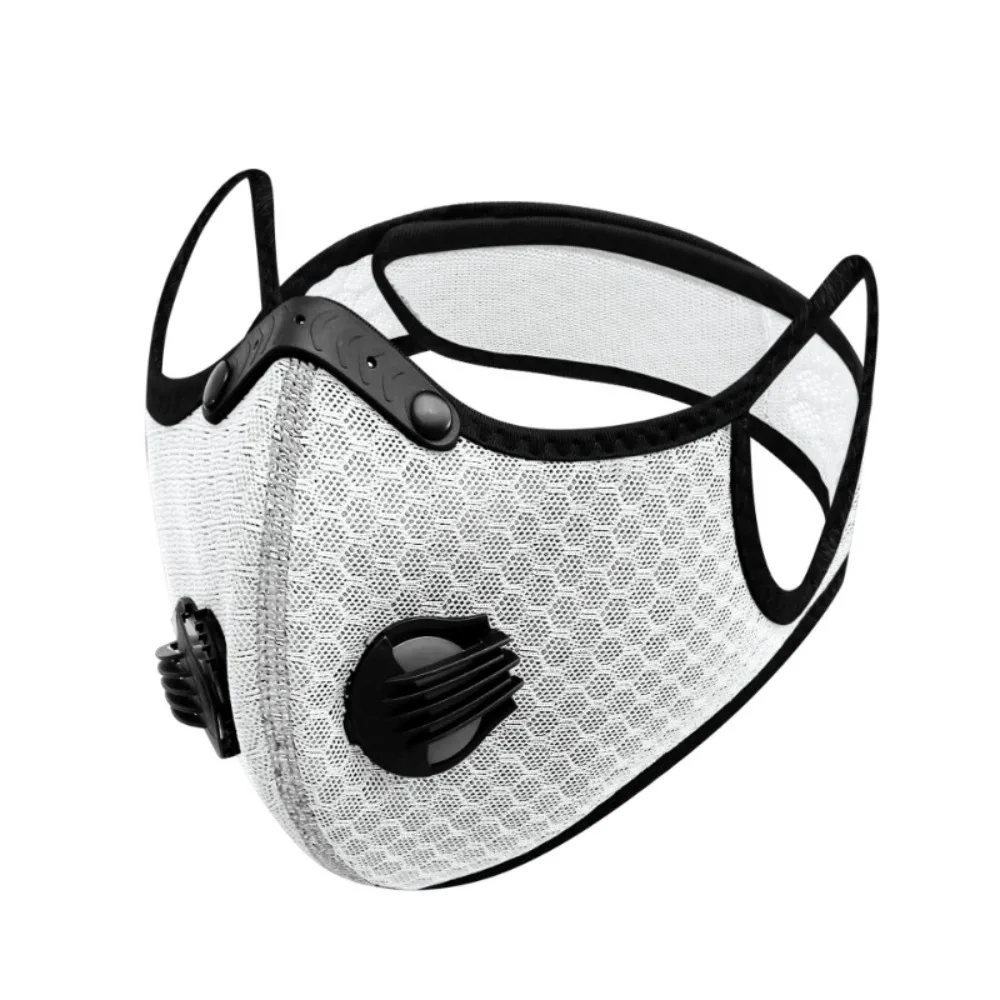 Breathable Ergonomic Dust Mask Adjustable Anti-Dust Respirator Mask Nose Clamp Reusable Activated Carbon Filters Woodworking