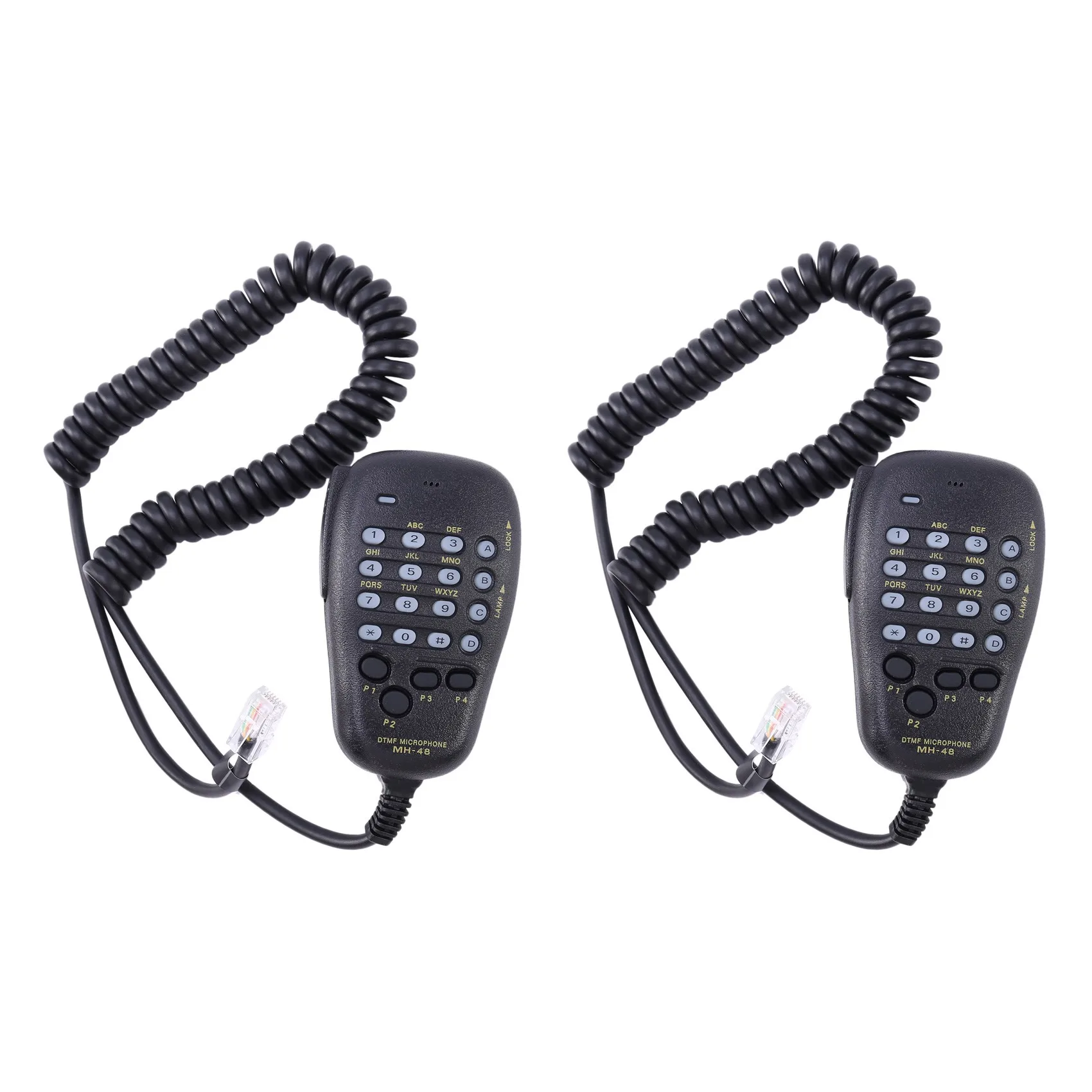 2X Speaker For YAESU MH-48 MH-48A6J DTMF Speaker Microphone for FT-8800R FT-8900R FT-7900R FT-1807 FT-7800R FT-2900R