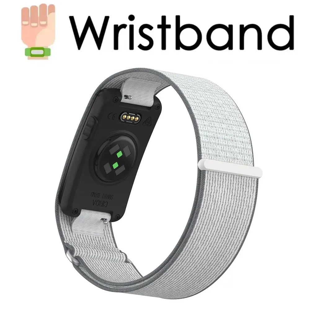 Nylon-Bizeps-Armband für Garmin CIRQA Smart Band, leicht, verstellbar, atmungsaktiv, Sport-Ersatzarmband für Garmin CIRQA