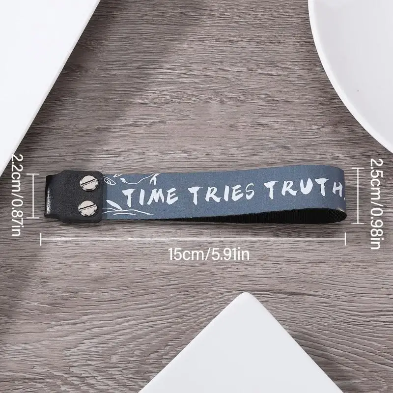 Q84A TWILL TWILL TWILL TWILL RIBBON WOOTING Bàn phím Dây đeo cho bàn phím, điện thoại và máy ảnh với đồ họa anime