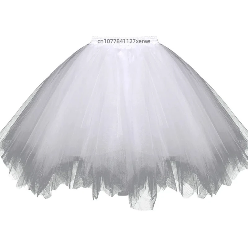 تنورة باليه جديدة بدون عظم للفتيات، تنورة أميرة شيفون لطيفة مكونة من 4 طبقات لعروض مجموعة الباليه المسرحية للفتيات