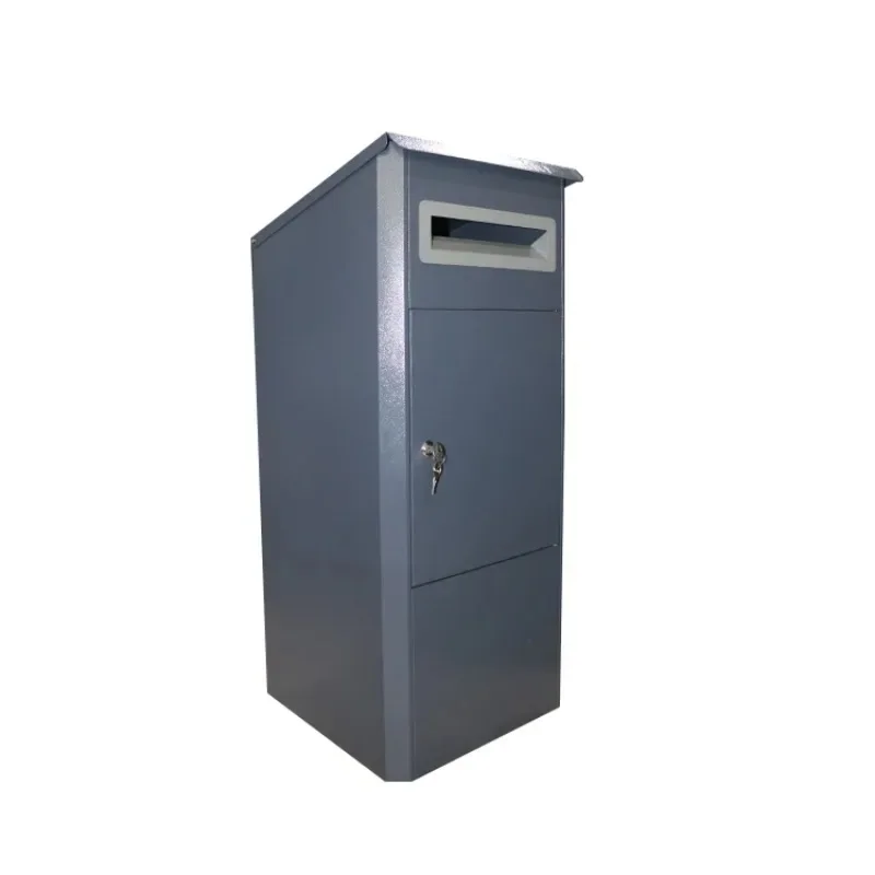 Outdoor Home Package Large Smart Stainless Steel Metal Parcel Post Letter Mail Drop Delivery Box