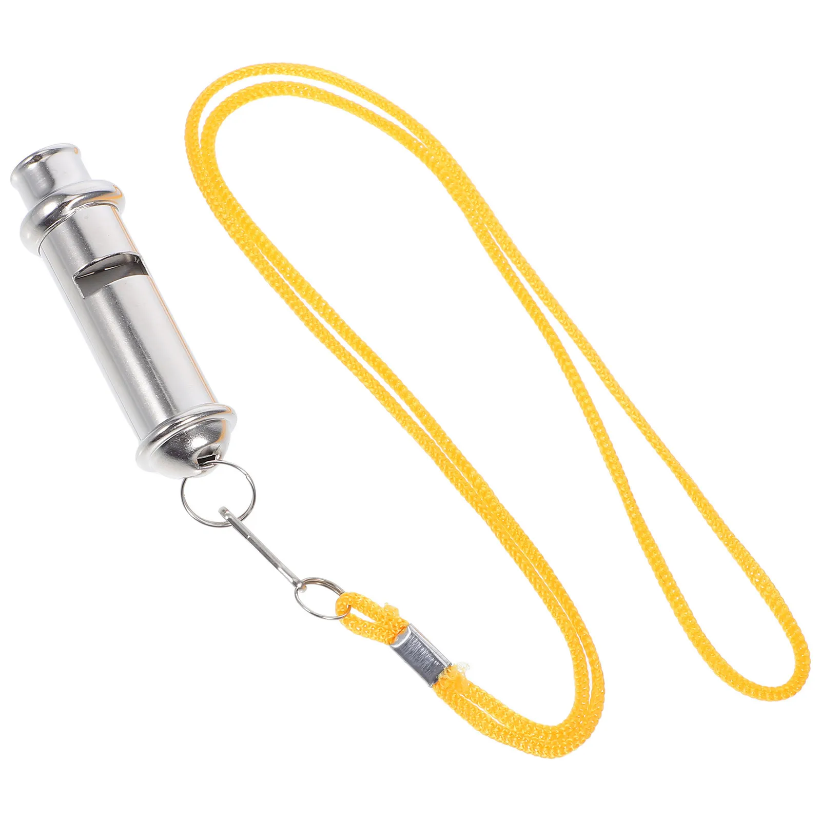 الفولاذ المقاوم للصدأ في الهواء الطلق صفارة إنقاذ لتدريب الكلاب حمامة المشي لمسافات طويلة التخييم الطوارئ بصوت عال واضح صافرة المفاتيح #6