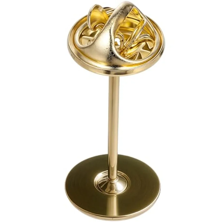 

1 inch Premium Quality Lacquered Coated Polished Brass Pin and Butterfly Or Military Clutch/Backs - For Hanging Tags on Display