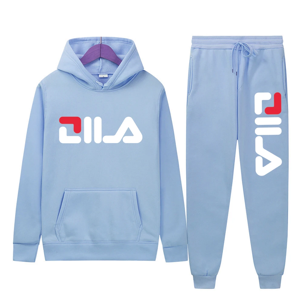 2026年春秋メンズスポーツウェア カジュアルランニングフィットネススーツ パーカー スウェットパンツセット ユニセックス 快適スポーツウェア