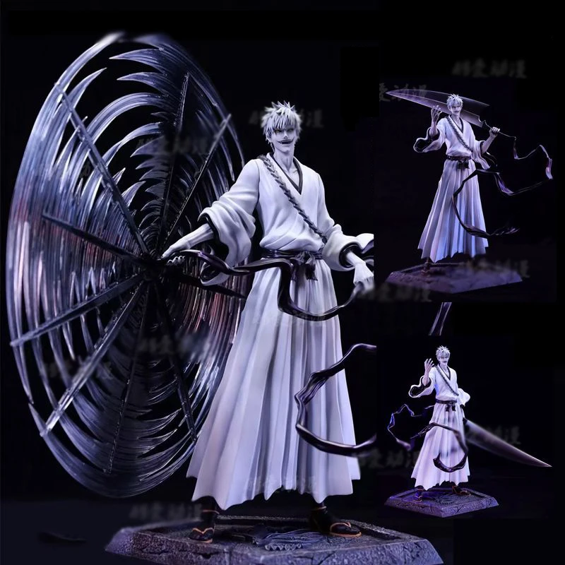 

33cm Anime BLEACH Figures Thousand Years of Bloodshed White Hair Kurosaki Ichigo Action Figures PVC Model Collection Doll Toys