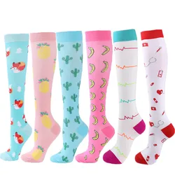 New Compression Socks Men Women Graduated Athletic Nursing Crossfit Compression Socks Fit Running Flight Travel Outdoor Hiking